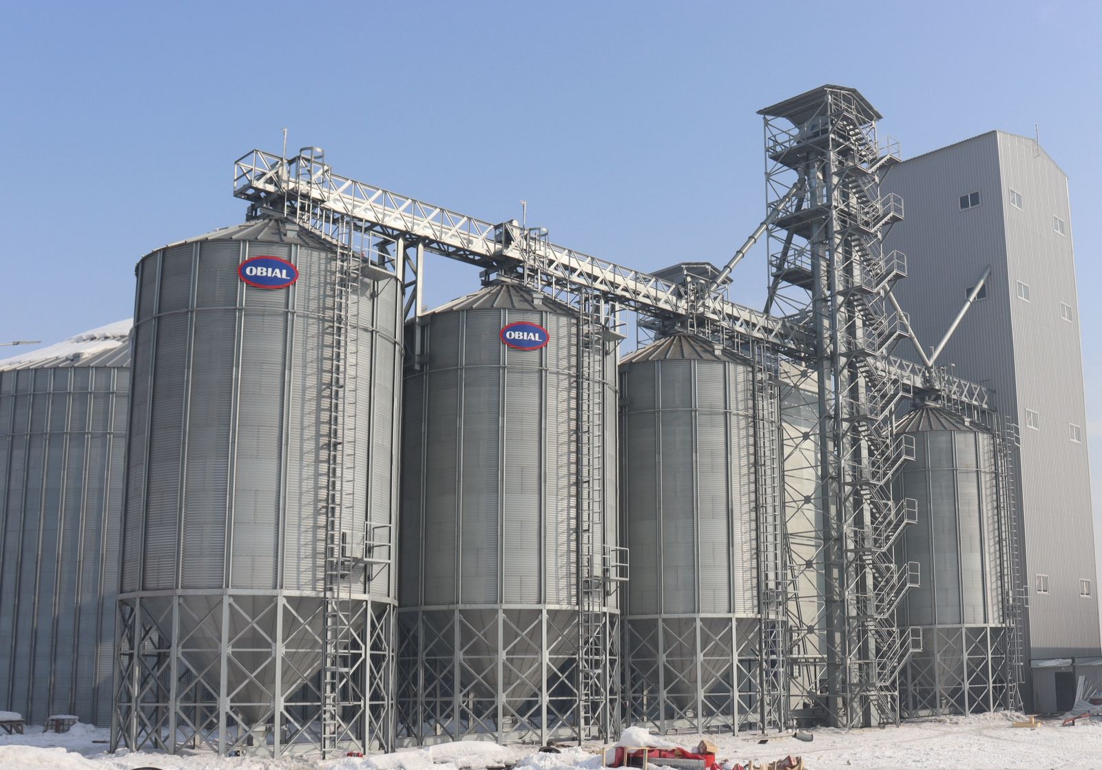 Жүгері сақтауға арналған, сыйымдылығы 500 тонна элеватор құрылысы